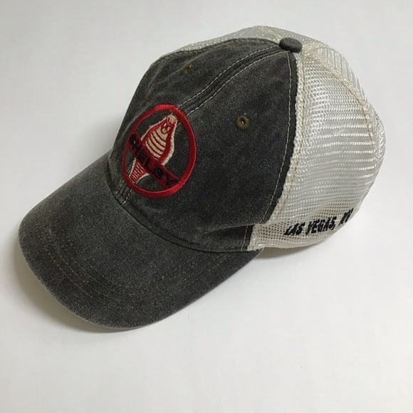 Shelby Cobra Ford Mustang Hat Cap Racing Las Vegas American Gray Vintage Taiwan - Picture 8 of 15